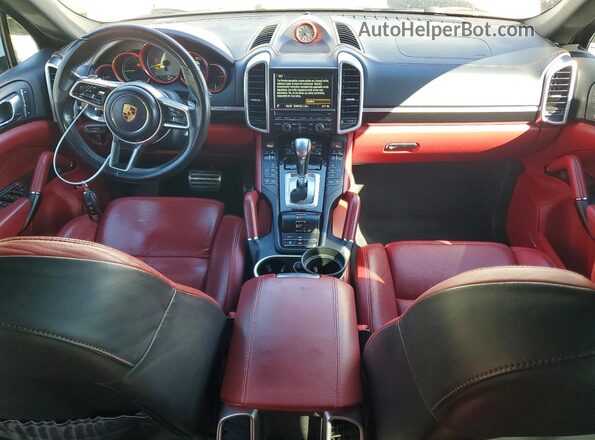 WP1AE2A28GLA17539 2016 PORSCHE CAYENNE Белый Вид панели приборов