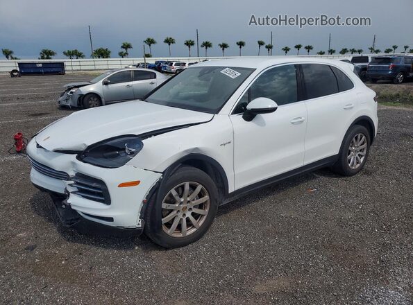 WP1AE2AY0KDA51448 2019 PORSCHE CAYENNE Белый Передняя левая четверть