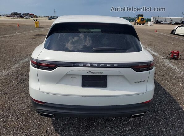 WP1AE2AY0KDA51448 2019 PORSCHE CAYENNE Белый Вид сзади