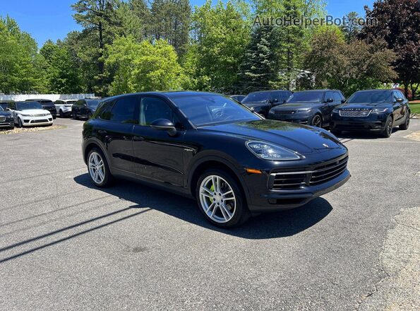 WP1AE2AY8KDA52072 2019 PORSCHE CAYENNE Black Передня ліва чверть