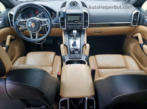 WP1AF2A26GLA40525 2016 PORSCHE CAYENNE Черный Вид панели приборов