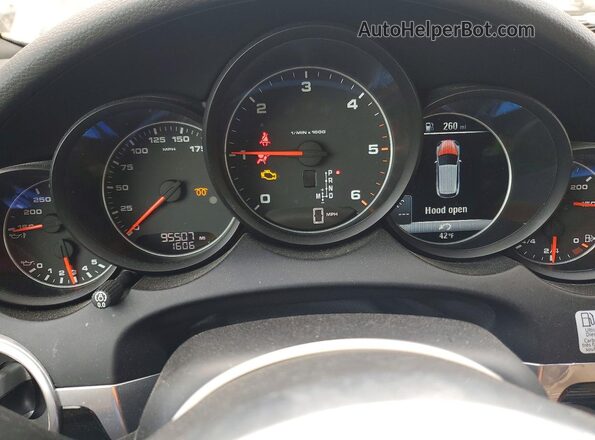 WP1AF2A26GLA40525 2016 PORSCHE CAYENNE Черный Вид щитка приборов