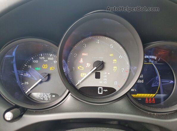 WP1AG2A50SLB41527 2025 PORSCHE MACAN Black Widok zestawu wskaźników