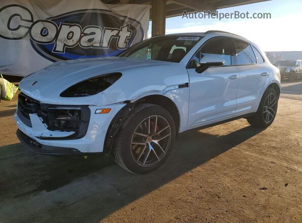 WP1AG2A55NLB23772 2022 PORSCHE MACAN Белый Передняя левая четверть