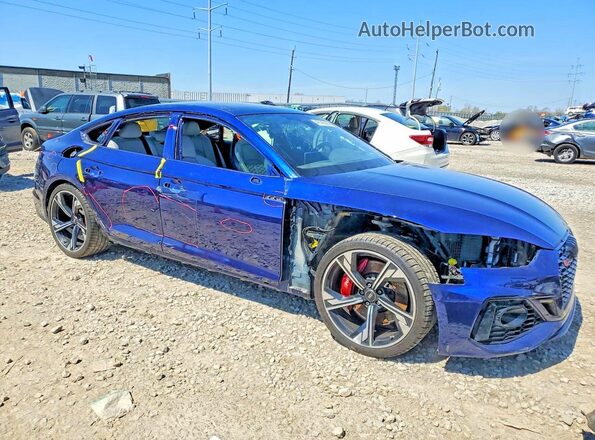 WUAAWCF53MA902832 2021 AUDI RS5 Синий Передняя правая четверть
