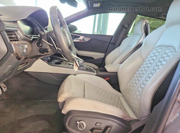 WUABWCF51KA903768 2019 AUDI RS5 Gray Вид салону спереду