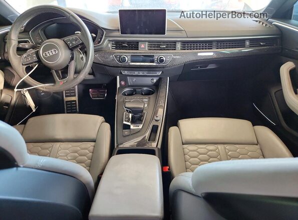 WUABWCF51KA903768 2019 AUDI RS5 Gray Вид панелі приладів