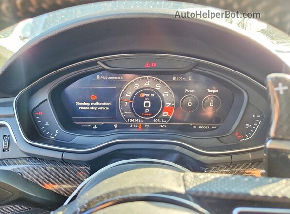 WUABWCF5XKA904403 2019 AUDI RS5 Серебряный Вид щитка приборов