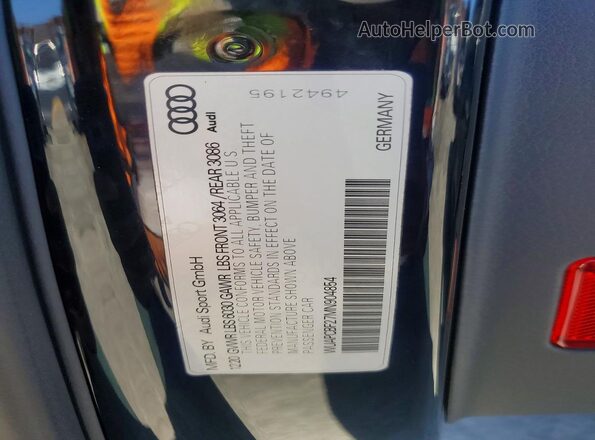 WUAPCBF27MN904854 2021 AUDI RS7 Black Շարժիչի բաժամունքի տեսք