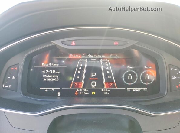 WUAPCBF27MN904854 2021 AUDI RS7 Black Սարքավորումների վահանակի տեսք