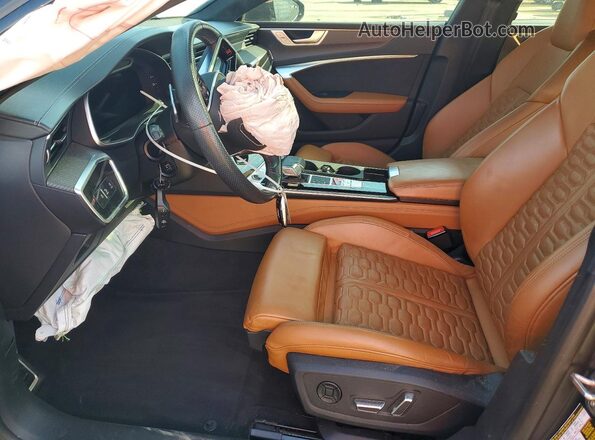 WUAPCBF29MN902894 2021 AUDI RS7 Black Widok wnętrza z przodu