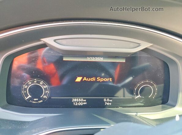 WUAPCBF29MN902894 2021 AUDI RS7 Black Widok zestawu wskaźników