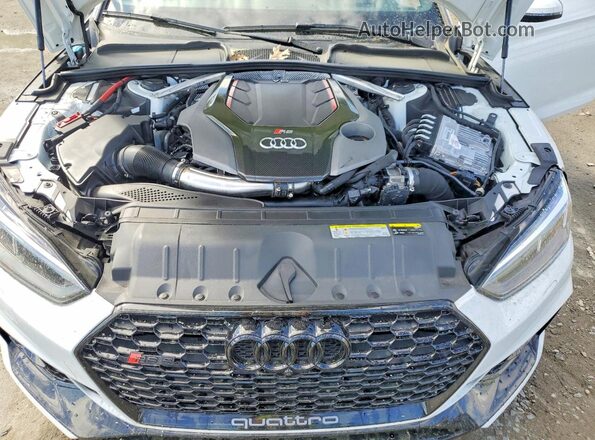 WUAPWAF52JA904078 2018 AUDI RS5 White Widok wnętrza z tyłu