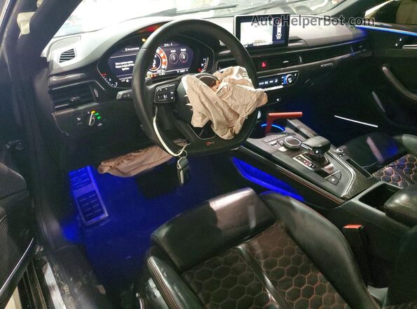 WUAPWAF57JA902634 2018 AUDI RS5 Black Вид панелі приладів