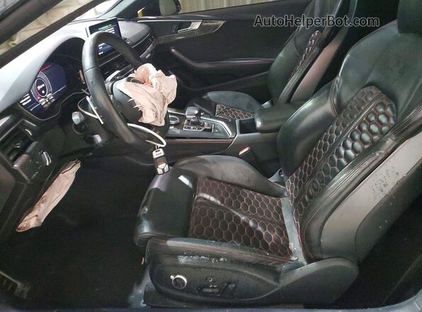 WUAPWAF57JA902634 2018 AUDI RS5 Black Вид салону спереду