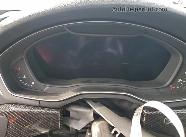 WUAPWAF59KA907691 2019 AUDI RS5 Red Widok zestawu wskaźników