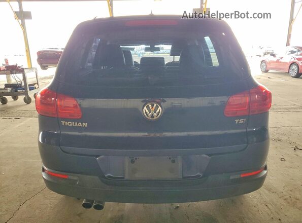 WVGAV7AX0GW603916 2016 VOLKSWAGEN TIGUAN Blue Vista trasera