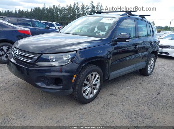 WVGAV7AX0JK005047 2018 VOLKSWAGEN TIGUAN Черный Передняя левая четверть