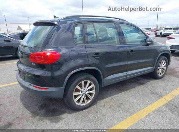 WVGAV7AX1JK004800 2018 VOLKSWAGEN TIGUAN Черный Задняя правая четверть
