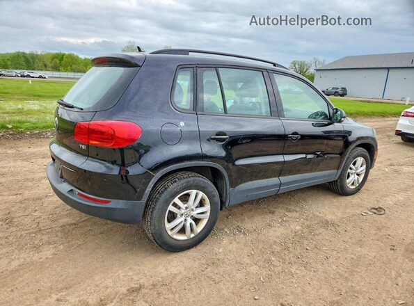 WVGAV7AX2GW582759 2016 VOLKSWAGEN TIGUAN Black Tył prawy