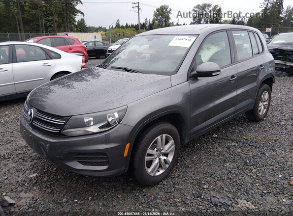 WVGAV7AX3GW565954 2016 VOLKSWAGEN TIGUAN Gray Передня ліва чверть