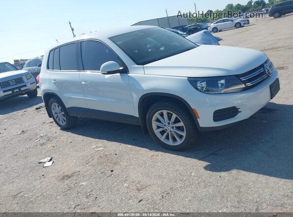 WVGAV7AX3HK047531 2017 VOLKSWAGEN TIGUAN Белый Передняя правая четверть