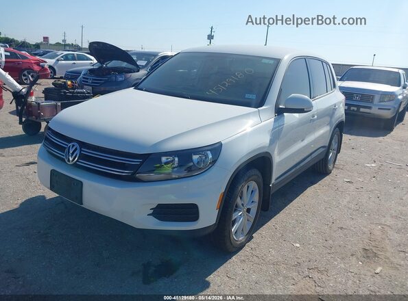 WVGAV7AX3HK047531 2017 VOLKSWAGEN TIGUAN Белый Передняя левая четверть