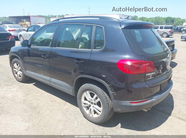 WVGAV7AX4GW508002 2016 VOLKSWAGEN TIGUAN Черный Задняя левая четверть