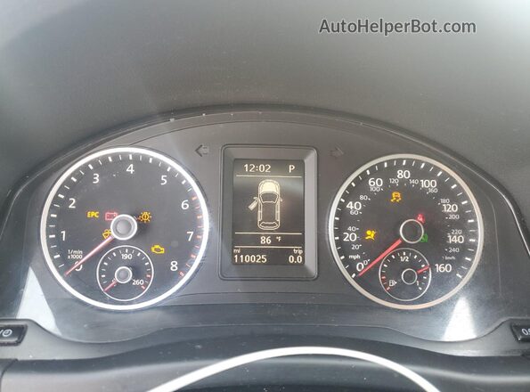WVGAV7AX4HK054441 2017 VOLKSWAGEN TIGUAN Silver Вид щитка приладів