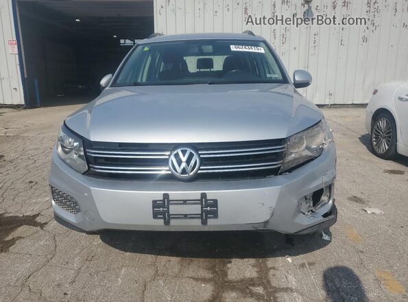 WVGAV7AX4HK054441 2017 VOLKSWAGEN TIGUAN Silver Вид спереду