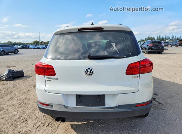 WVGAV7AX7HK046978 2017 VOLKSWAGEN TIGUAN Белый Вид сзади