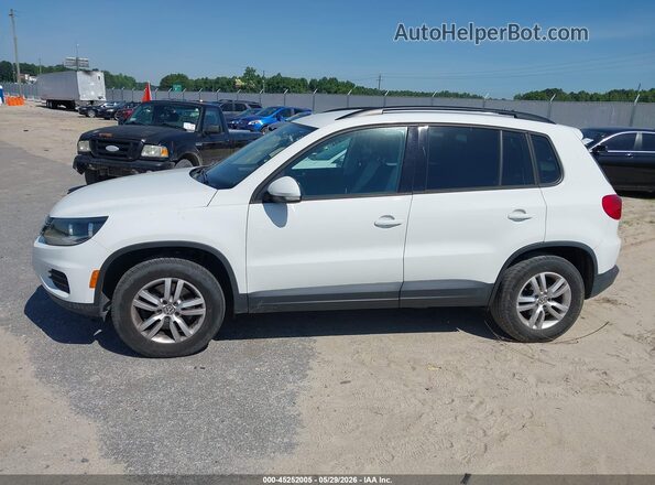 WVGAV7AX8GW594124 2016 VOLKSWAGEN TIGUAN White Вид задньої частини салону