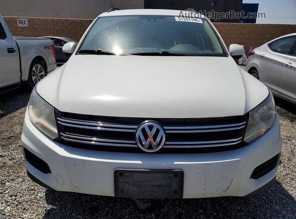 WVGAV7AX9GW502258 2016 VOLKSWAGEN TIGUAN Белый Вид спереди