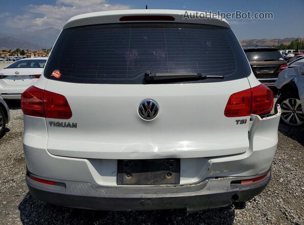 WVGAV7AX9GW502258 2016 VOLKSWAGEN TIGUAN Белый Вид сзади