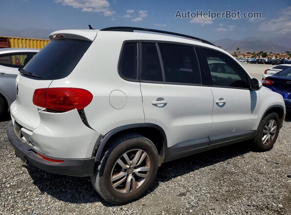 WVGAV7AX9GW502258 2016 VOLKSWAGEN TIGUAN Белый Задняя правая четверть