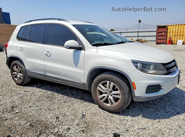 WVGAV7AX9GW502258 2016 VOLKSWAGEN TIGUAN Белый Передняя правая четверть