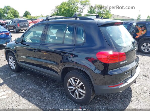 WVGAV7AX9GW551279 2016 VOLKSWAGEN TIGUAN Черный Задняя левая четверть