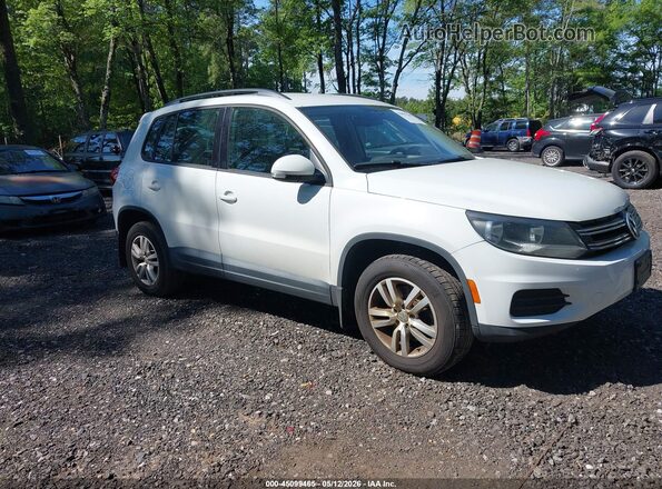 WVGAV7AX9GW604563 2016 VOLKSWAGEN TIGUAN White Przód prawy