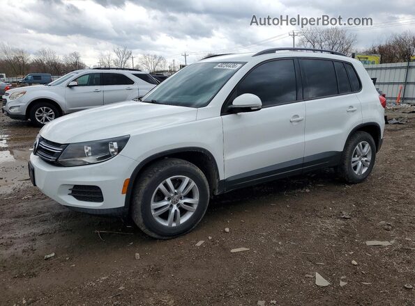 WVGAV7AX9HK019233 2017 VOLKSWAGEN TIGUAN Белый Передняя левая четверть