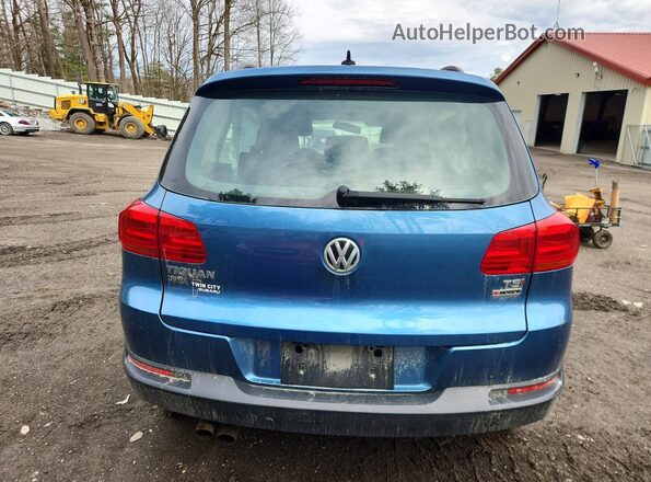 WVGBV7AX1HK048357 2017 VOLKSWAGEN TIGUAN Синий Вид сзади