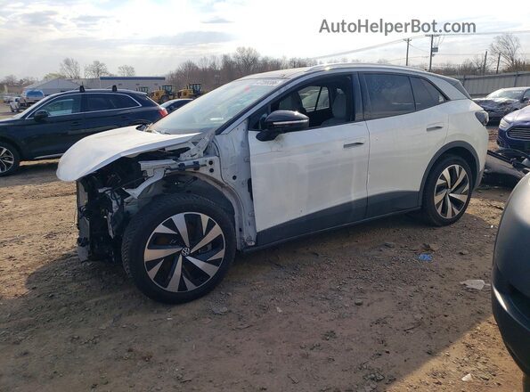 WVGDMPE21MP020324 2021 VOLKSWAGEN ID.4 White Առջևի ձախ երեք քառորդ տեսարան