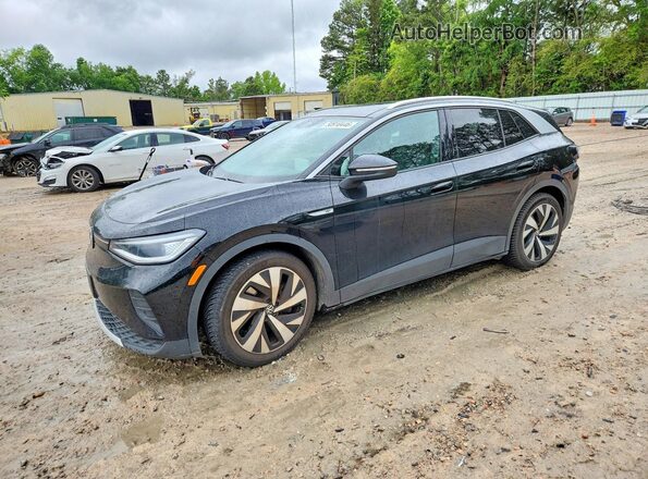 WVGDMPE22MP019781 2021 VOLKSWAGEN ID.4 Черный Передняя левая четверть