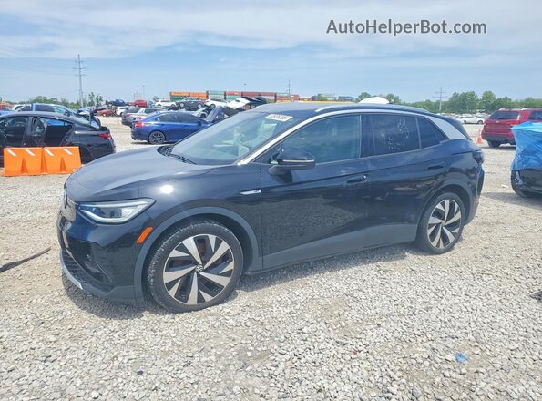 WVGDMPE25MP011514 2021 VOLKSWAGEN ID.4 Черный Передняя левая четверть