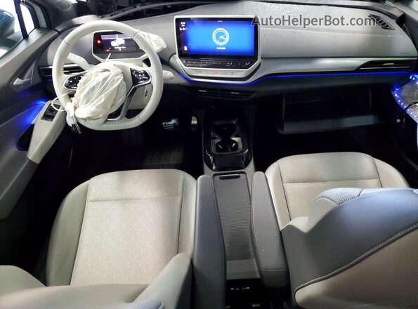 WVGDMPE29MP019597 2021 VOLKSWAGEN ID.4 White Առջևի վահանակի տեսք