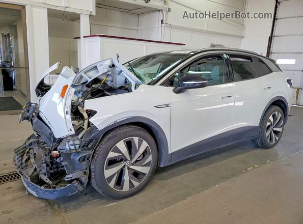 WVGDMPE29MP019597 2021 VOLKSWAGEN ID.4 White Առջևի ձախ երեք քառորդ տեսարան