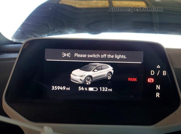 WVGDMPE2XMP019088 2021 VOLKSWAGEN ID.4 Черный Вид щитка приборов