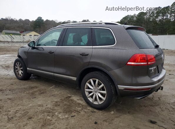 WVGEF7BP2HD006874 2017 VOLKSWAGEN TOUAREG Коричневый Задняя левая четверть