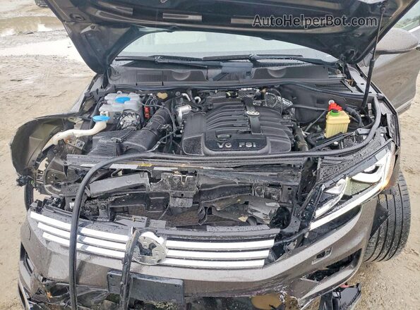 WVGEF7BP2HD006874 2017 VOLKSWAGEN TOUAREG Коричневый Вид подкапотного пространства