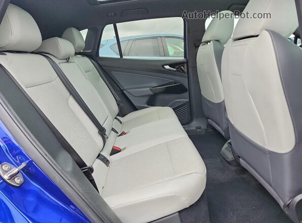 WVGGNPE20MP060940 2021 VOLKSWAGEN ID.4 Blue Widok wnętrza z tyłu