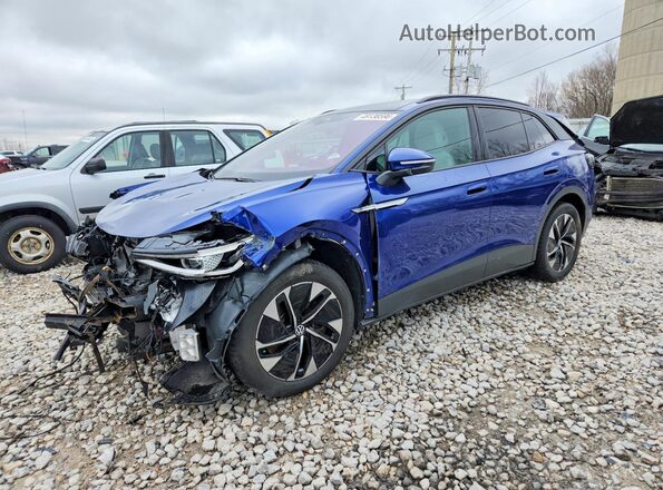 WVGGNPE20MP060940 2021 VOLKSWAGEN ID.4 Blue Przód lewy